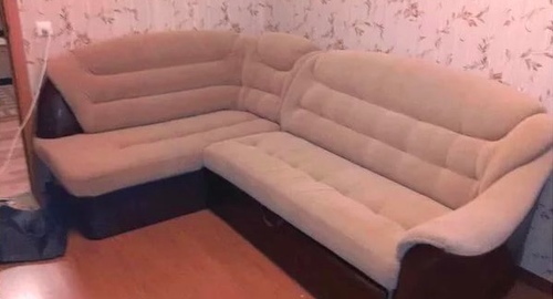 Перетяжка углового дивана. Жирновск